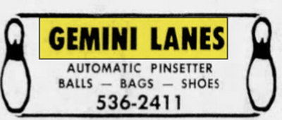 Gemini Lanes (Teen Zone, East Jordan Recreation, The Zone Sports Lounge) - Jan 03 1973 Article